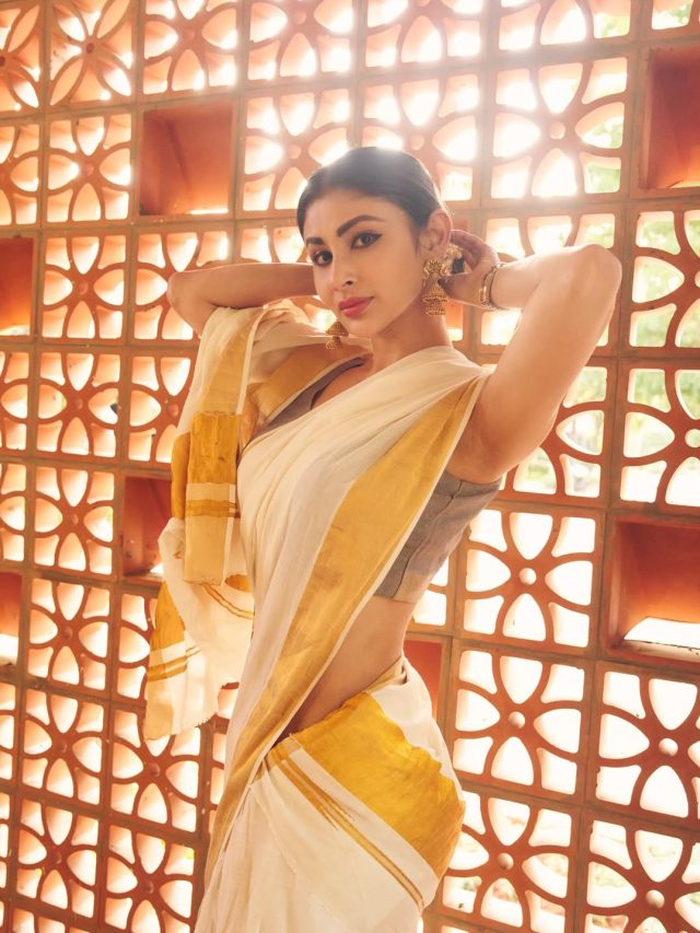 కేరళ సంస్కృతిలో మునిగిన మౌనీ రాయ్... ఓనం చీర లుక్‌తో సోషల్ మీడియాలో హవా!