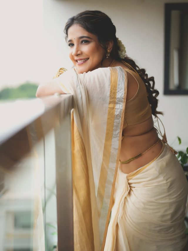 సాక్షి అగర్వాల్  ఓణం స్పెషల్ : సోషల్ మీడియాను ఊపేసిన ఫోటోలు!