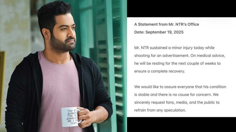 Jr NTR : జూనియర్ ఎన్టీఆర్ గాయాలు.. టీం కీలక ప్రకటన