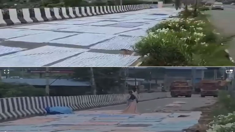 Cable Bridge: వందల కోట్లు వెచ్చించి కట్టిన కేబుల్ బ్రిడ్జిపై బట్టలు ఆరబెట్టిన వైనం..!