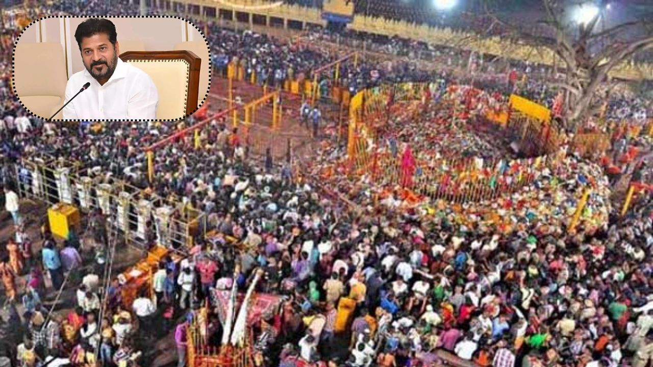 CM Revanth: మేడారంలో ముఖ్యమంత్రి రేవంత్ రెడ్డి పర్యటన.. ఆలయ అభివృద్ధి పనులకు శంకుస్థాపన