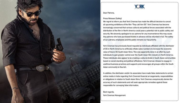 Shocking : ఓవర్సీస్ ‘OG’ డిస్ట్రిబ్యూటర్ సంఘ విద్రోహి.. మా థియేటర్స్ లో ‘OG’ రిలీజ్ చేయడం లేదు