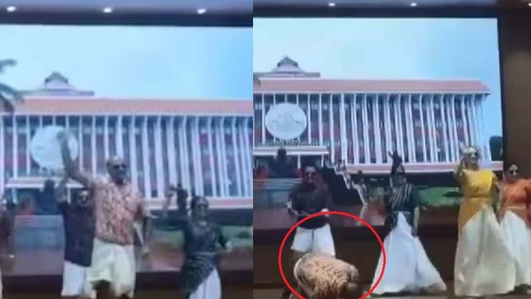 Onam Celebration: కేరళ విధాన సభలో ఓనం సెలబ్రేషన్స్.. వేదికపై డ్యాన్స్ చేస్తూ కుప్పకూలిన ఉద్యోగి..