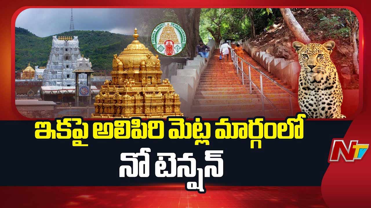 Tirumala: మెట్ల మార్గంలో 100 ట్రాప్ కెమెరాలు.. భక్తులకు నో టెన్షన్‌.. !