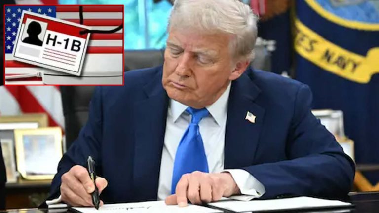 H 1B Visa Fees: భారతీయులపై ట్రంప్ పిడుగు.. H-1B వీసా కొత్త దరఖాస్తులకు రూ. 88 లక్షలు