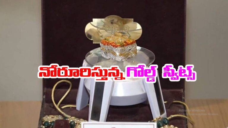 Gold Sweets: జైపూర్‌లో ఆకట్టుకుంటున్న బంగారం స్వీట్స్.. ధరెంతో తెలుసా!