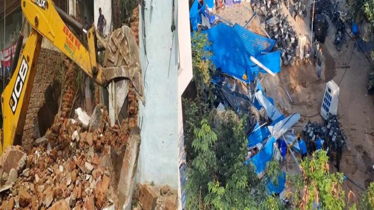 Hydraa Demolition: హైదరాబాద్⁬లో మళ్లీ హైడ్రా కూల్చివేతలు.. మీడియాను అడ్డుకున్న పోలీసులు..