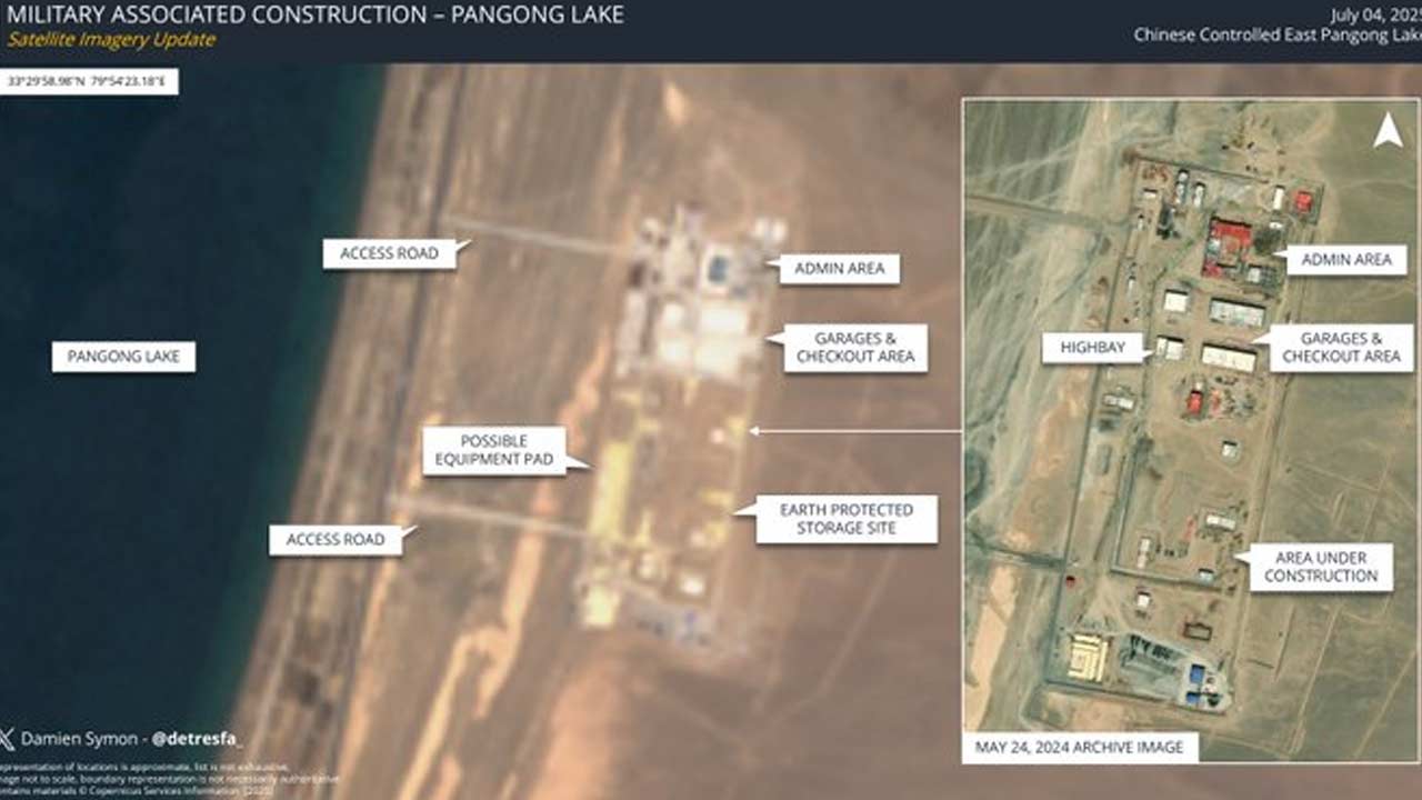 Pangong Lake Bunkers: డ్రాగన్ వక్ర బుద్ధి.. భారత్ సరిహద్దులో చైనా కొత్త బంకర్లు