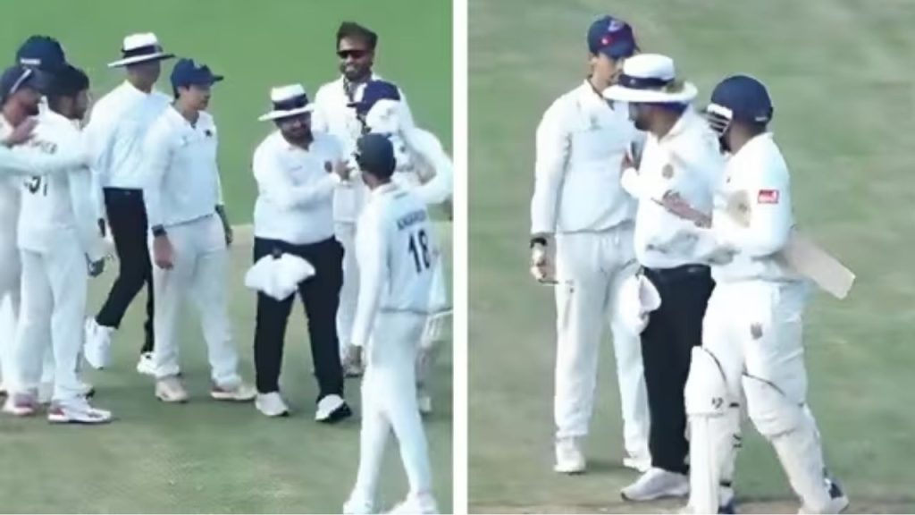 Prithvi Shaw And Musheer Khan Fight