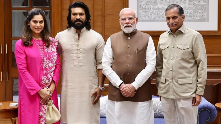 Ram Charan : ప్రధాని మోడీని కలిసిన రామ్ చరణ్‌ దంపతులు