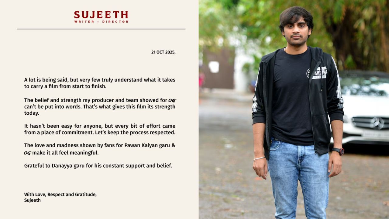 TheyCallHimOG : సుజీత్ – దానయ్య కు మధ్య గొడవలు.. కీలక ప్రకటన చేసిన దర్శకుడు