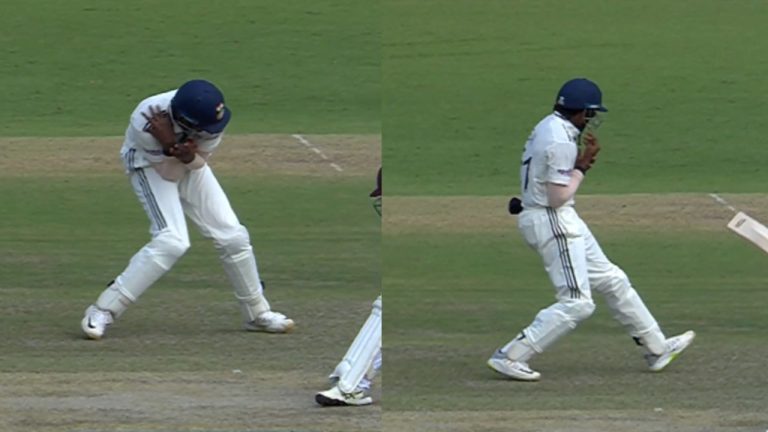 Sai Sudharsan Catch: సాయి సుదర్శన్‌ సూపర్ క్యాచ్.. దెబ్బ గట్టిగా తాకినా వదలలేదు!