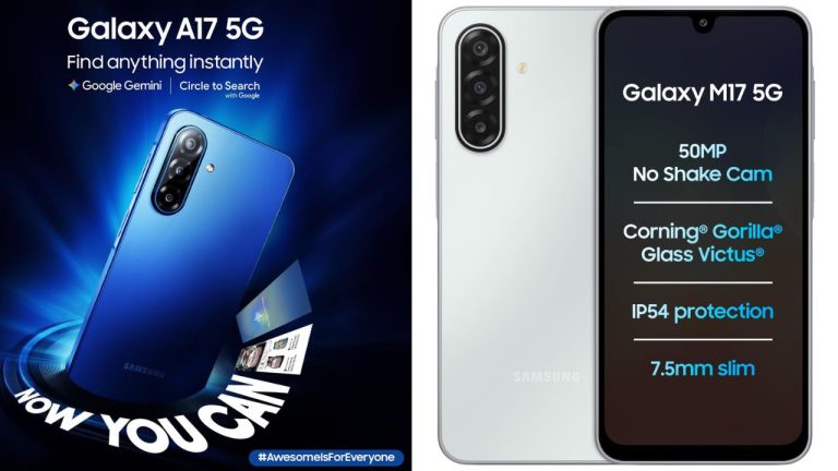 50MP కెమెరా, జెమినీ లైవ్ ఫీచర్స్, IP54 రేటింగ్‌తో Samsung Galaxy M17 5G లాంచ్..!