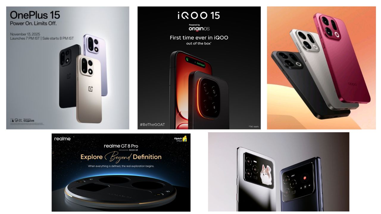 Smartphones Launch In November: నవంబర్⁭లో స్మార్ట్‌ఫోన్ మార్కెట్‌ను షేక్ చేయనున్న ఫోన్స్ ఇవే..!