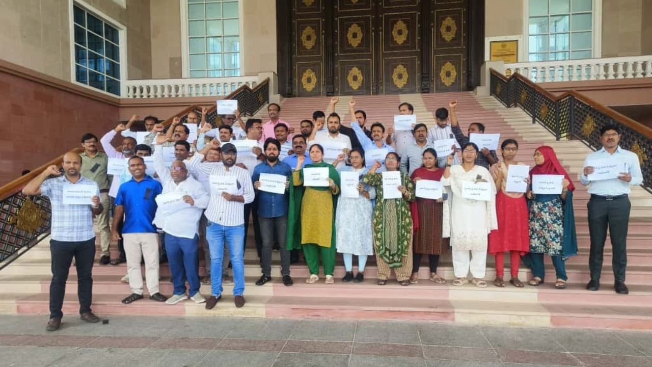 Telangana Secretariat: CJI బిఆర్. గవాయి పై దాడికి నిరసన