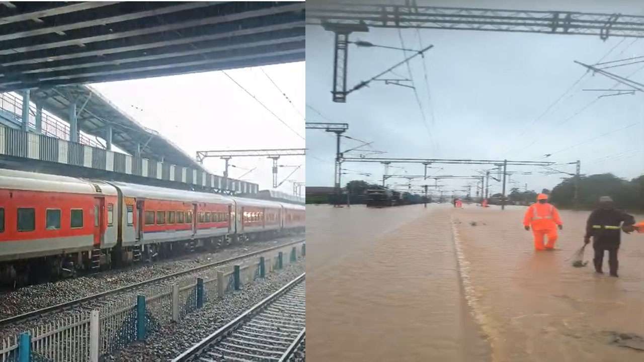 Montha Cyclone: మొంథా తుఫాను ఎఫెక్ట్.. 122 రైళ్ళు పూర్తిగా రద్దు..