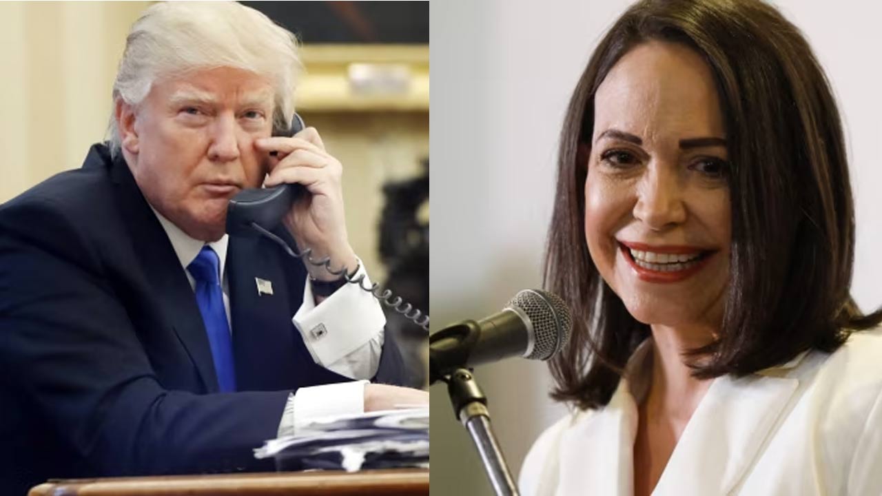 Trump-Machado: నోబెల్ శాంతి గ్రహీత మచాడోకు ట్రంప్ ఫోన్.. సుదీర్ఘంగా సంభాషణ!