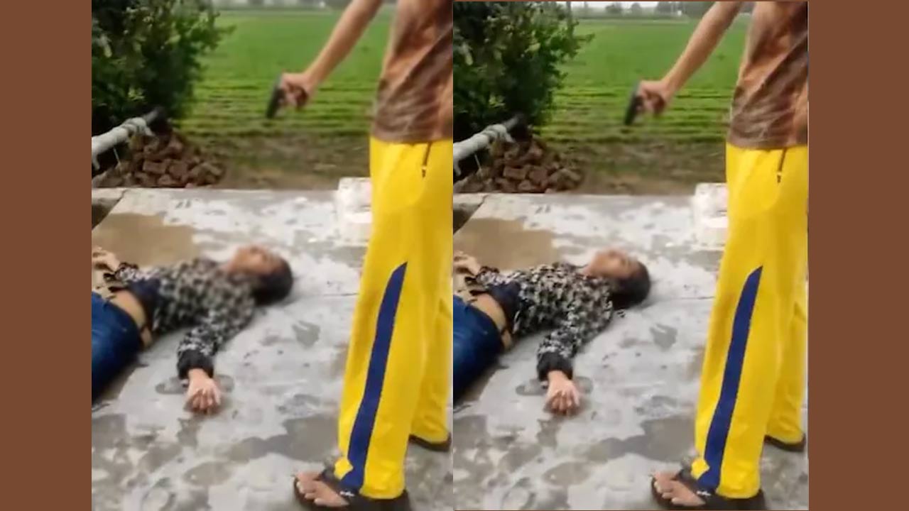 UP: సినిమా రేంజ్‌లో కాల్పులు.. హత్య దృశ్యాలు సోషల్ మీడియాలో పోస్ట్