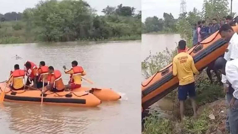 Montha Cyclone: వరదలో కొట్టుకుపోయిన యువతీ యువకులు