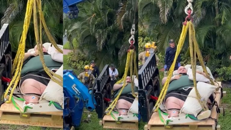 Florida Incident: ఇదేందయ్యా ఇది.. ఇది నేను సూడలే.. 273 కిలోలు ఉన్న క్రేన్ తో ఆస్పత్రికి…