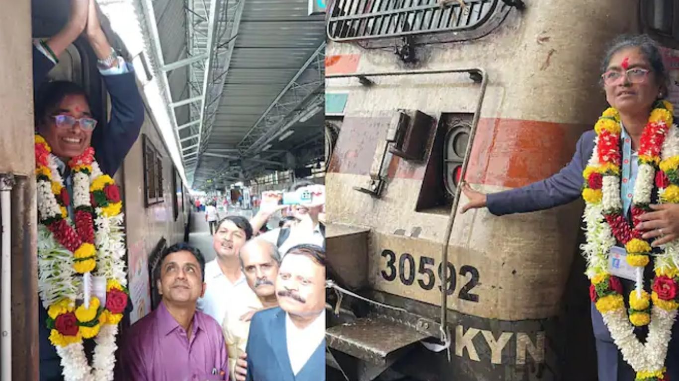 Mumbai: ఆసియాలోనే తొలి మహిళా లోకో పైలట్..36ఏళ్ల తర్వాత రిటైర్మెంట్..