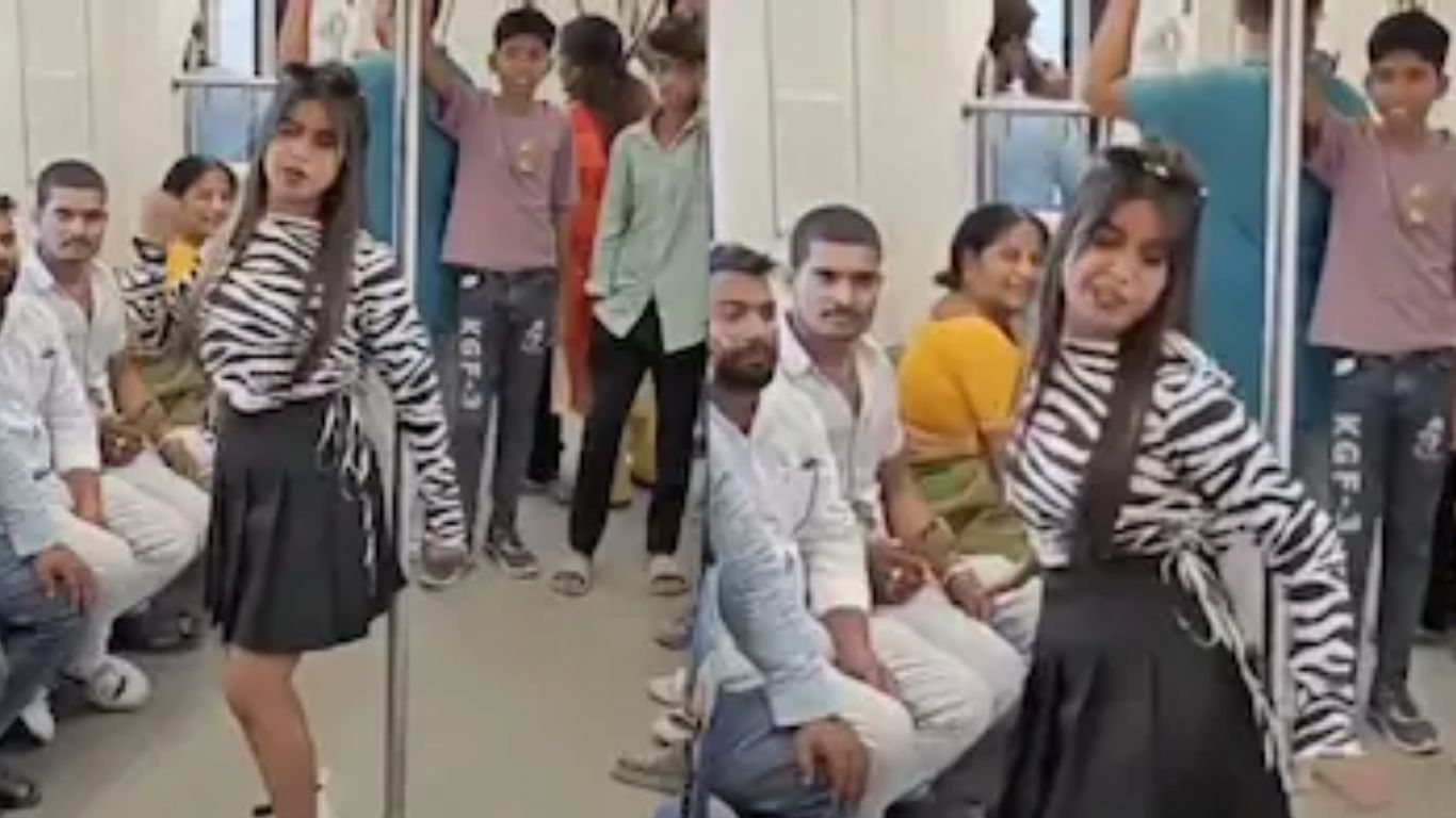 Viral Video: మీ రీల్స్ పిచ్చి తగలెయ్యా.. మరీ మెట్రోలో కూడానా..