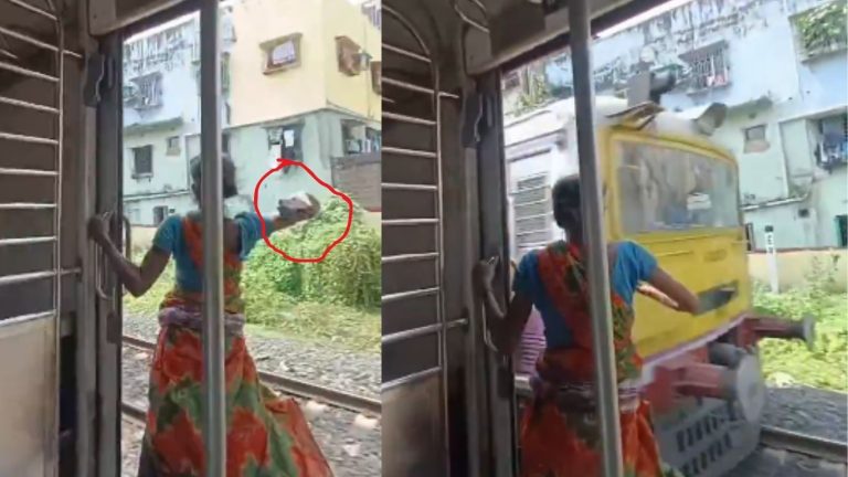 Throwing Stone:ట్రైన్ లో అవేం పనులమ్మా.. తప్పనిపించడంలేదా..