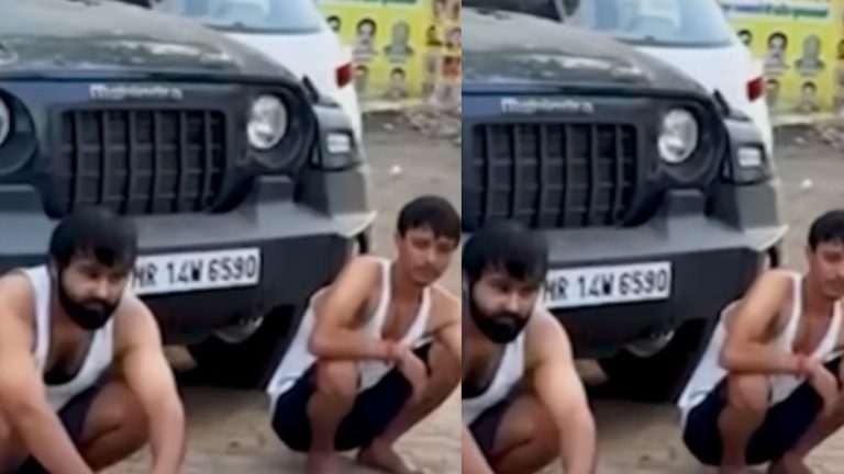 Peeing on Road: అసలు వీడు మనిషేనా.. కారు డోర్ తీసి ఏంట్రా ఆ పని…