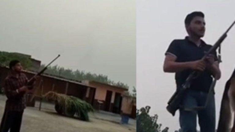 Reel With Rifle: రీల్స్ పిచ్చితో గాల్లోకి కాల్పులు.. అన్నదమ్ముల అరెస్ట్