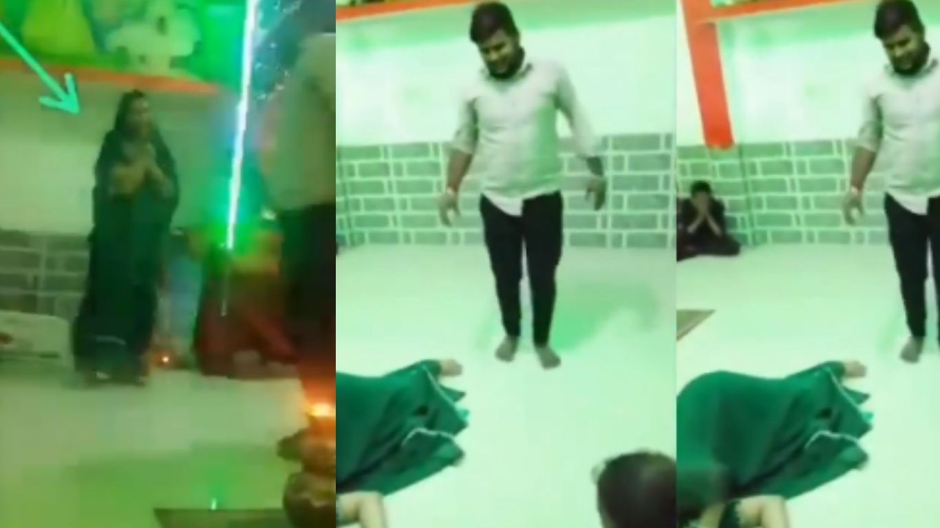 Madyapradesh: విషాదం.. గర్భా డాన్స్ చేస్తూ కుప్పకూలిన మహిళ..