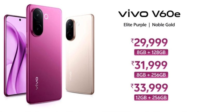 200MP కెమెరా, 6500mAh బ్యాటరీ, IP68/IP69 రేటింగ్ ఫీచర్లతో Vivo V60e స్మార్ట్‌ఫోన్ లాంచ్