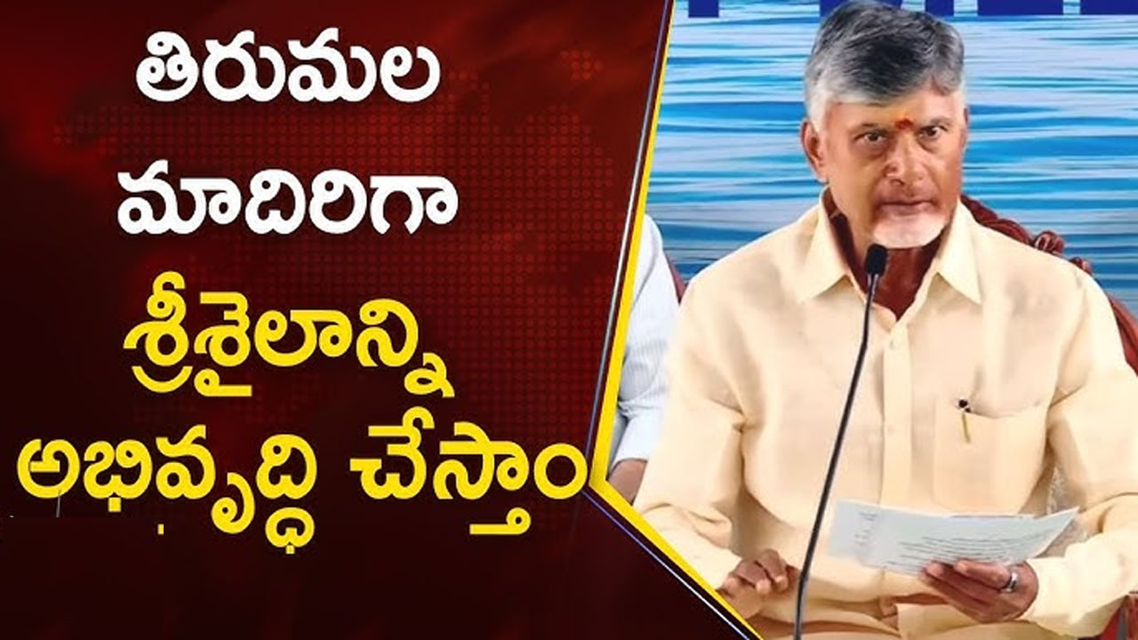 Srisailam: తిరుమల తరహాలోనే శ్రీశైల క్షేత్రం అభివృద్ధి.. సీఎం చంద్రబాబు కీలక ఆదేశాలు..