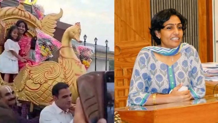 IAS Sanskriti Jain: సేవలకు దక్కిన గౌరవం.. ఐఏఎస్ అధికారిణిని పల్లకిలో మోస్తూ వీడ్కోలు పలికిన సిబ్బంది