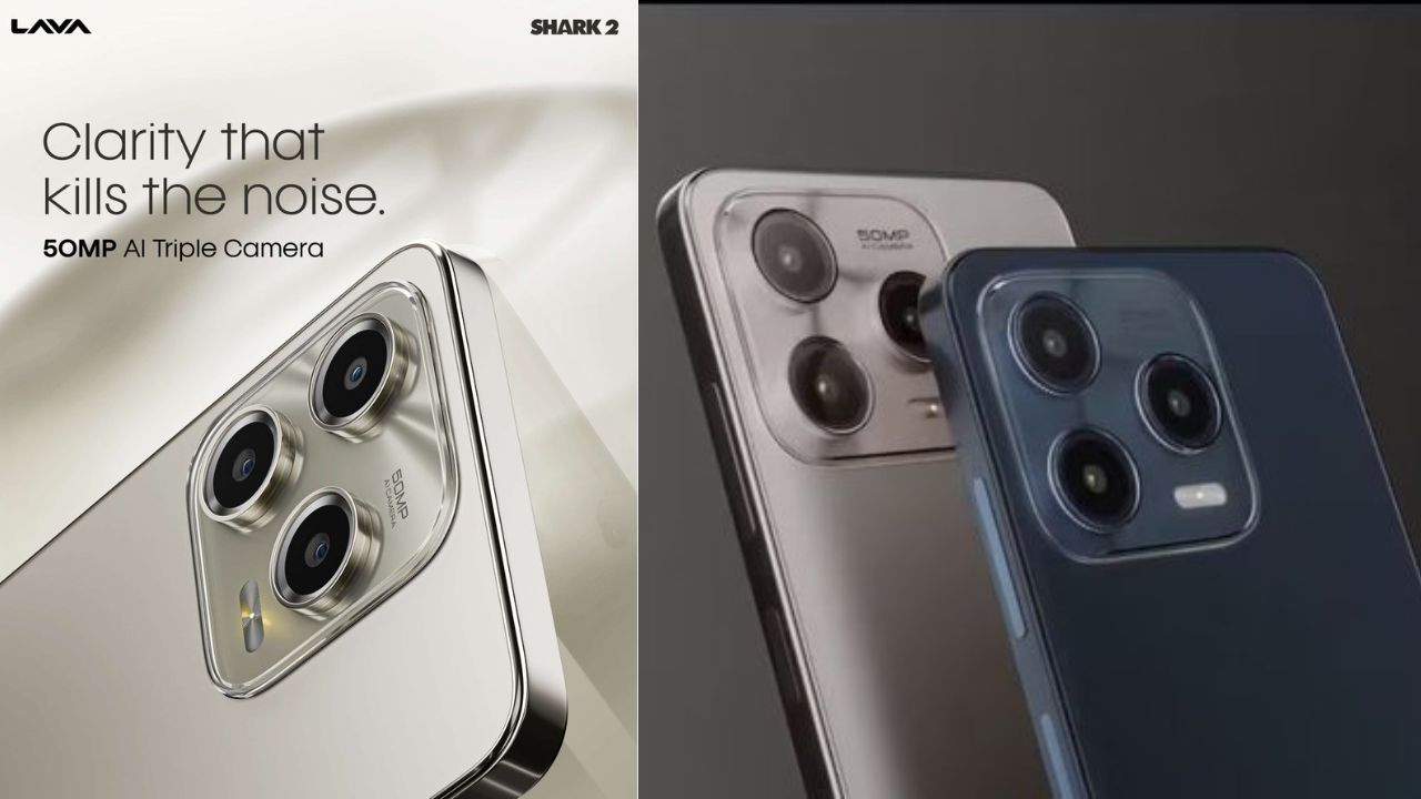 మిడ్⁭రేంజ్⁭లో 50MP AI ట్రిపుల్ కెమెరా సెటప్, సరికొత్త డిజైన్⁭తో లాంచ్⁭కు సిద్దమైన Lava Shark 2..!