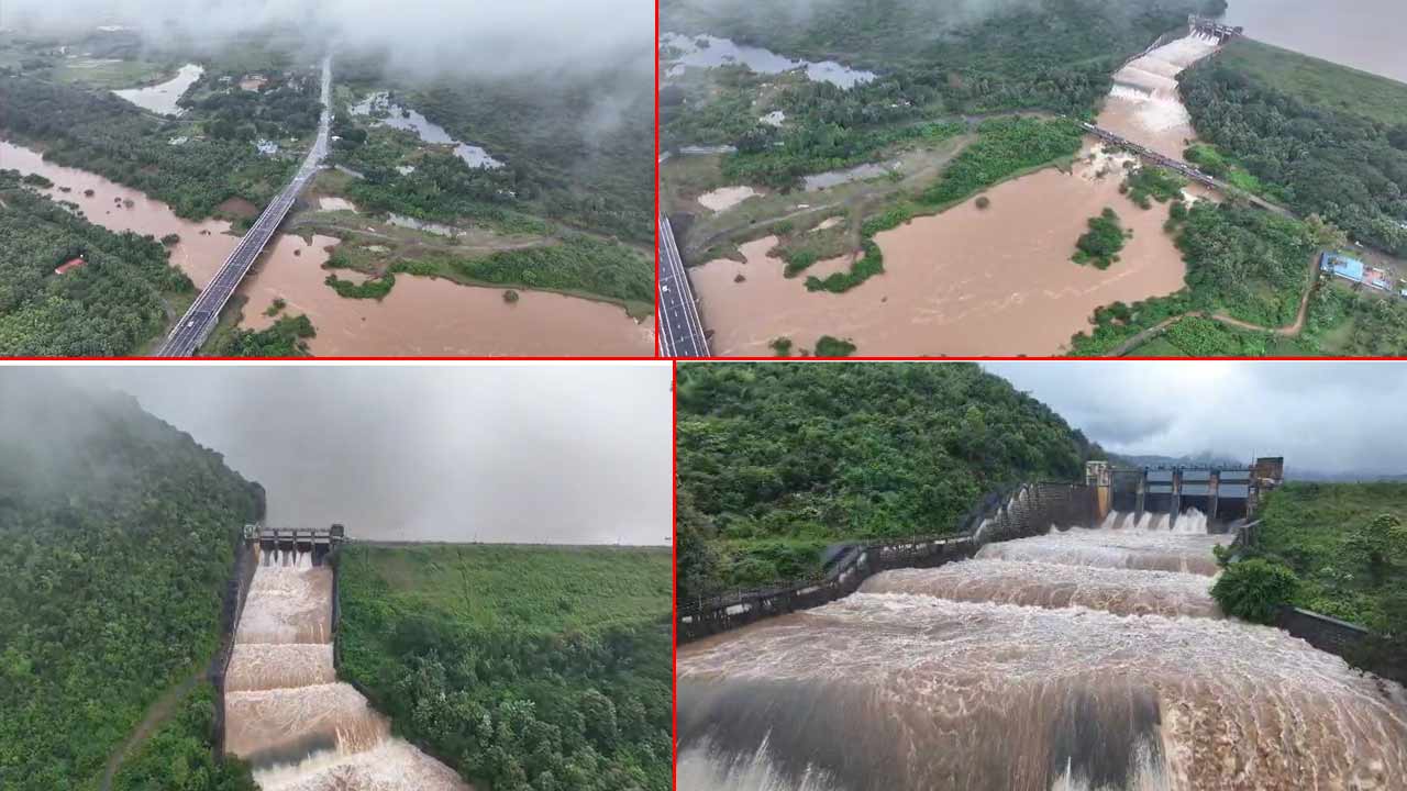 Vizianagaram: డ్రోన్‌ కెమెరాలో బందీగా తాటిపూడి రిజర్వాయర్‌ అందాలు.. పచ్చని కొండల మధ్య అద్భుత దృశ్యం