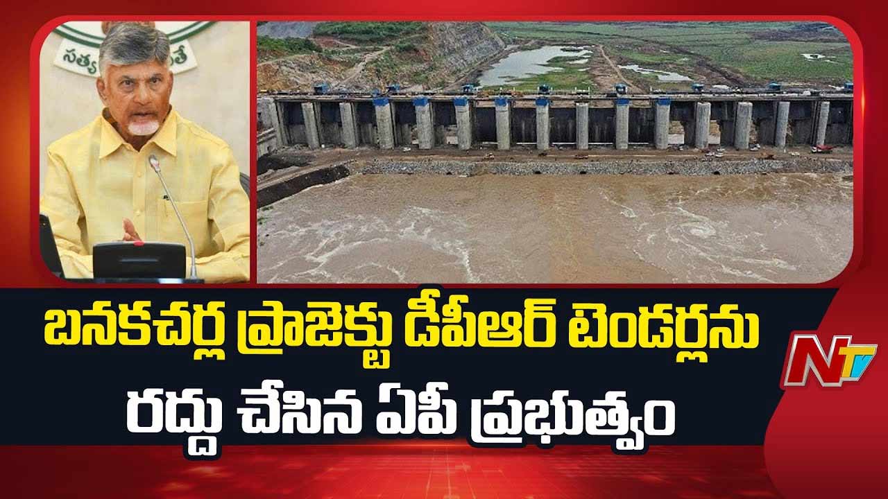 Banakacherla Project: ఏపీ సర్కార్‌ సంచలన నిర్ణయం..! బనకచర్ల ప్రాజెక్ట్‌ డీపీఆర్‌ టెండర్లు రద్దు..