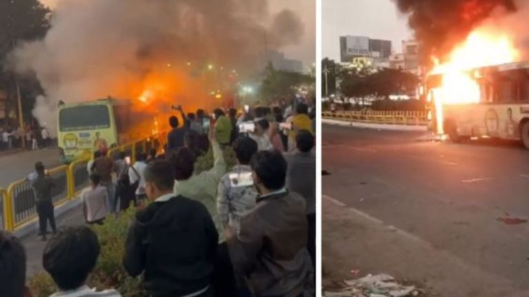 Bus Fire: ప్రజా రవాణా భద్రతపై ఆందోళన.. ఒకేరోజు రెండు బస్సుల్లో అగ్నిప్రమాదాలు..!