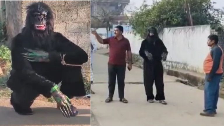 Gorilla Getup: కోతుల బెడదకు యువత మాస్టర్ ప్లాన్..!
