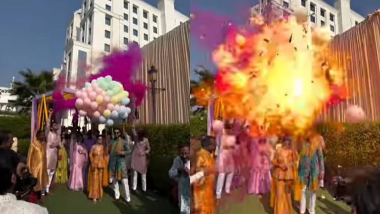 Hydrogen Balloons: పిచ్చండి.. పిచ్చి.. హల్దీ వేడుకలో పేలిన హైడ్రోజన్ బెలూన్లు.. వధూవరులకు గాయాలు..