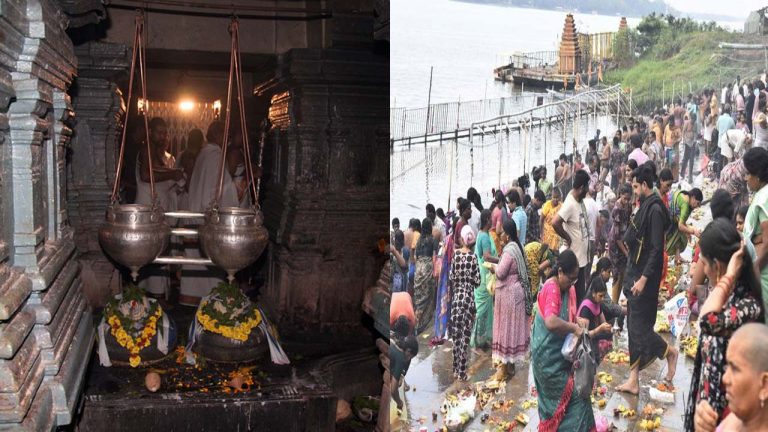 Kaleswaram: కాళేశ్వరంలో కార్తీక శోభ, ముక్తీశ్వర స్వామి దర్శనానికి పోటెత్తిన భక్తులు