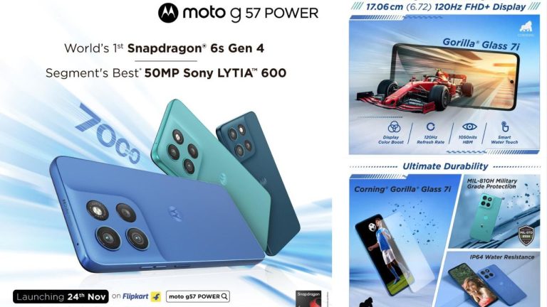 7000mAh భారీ బ్యాటరీ, మిలిటరీ గ్రేడ్ డ్యూరబిలిటీ ఉన్న Moto G57 Power భారత్ లాంచ్‌కు ముహూర్తం ఫిక్స్..!