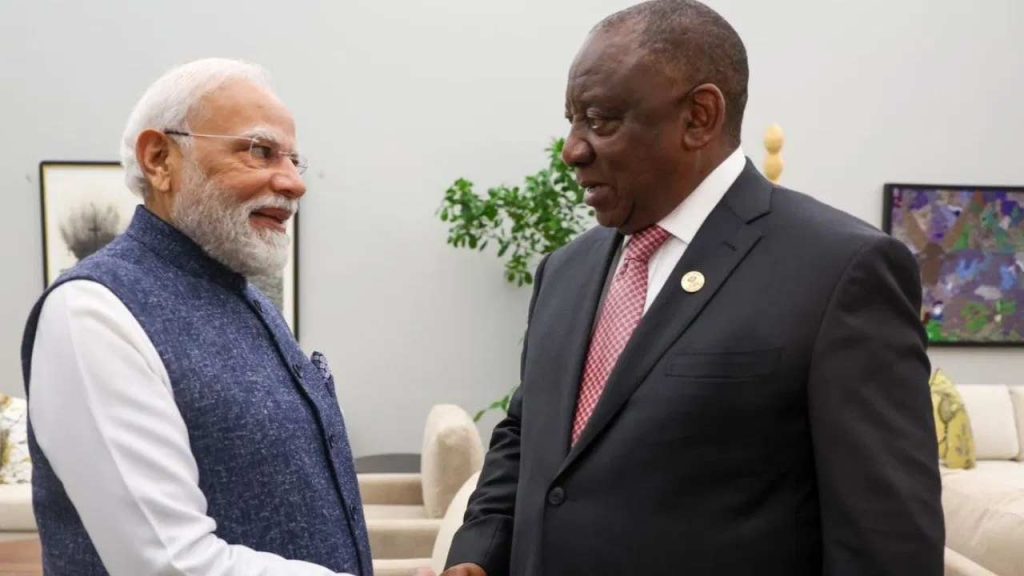 Pm Modi Ramaphosa