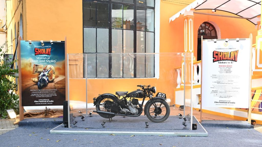 Sholay Bike Iffi, Iffi Goa Attractions,