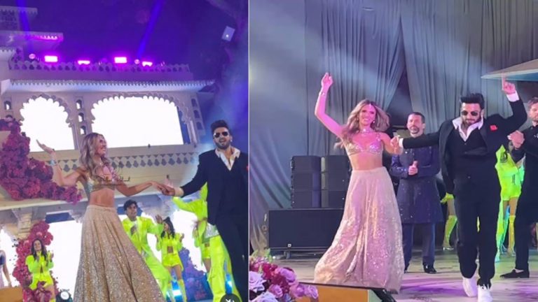 Udaipur Wedding: బాలీవుడ్ హీరోలతో కలిసి డ్యాన్స్ చేసిన ట్రంప్ కుమారుడు.. వీడియో వైరల్