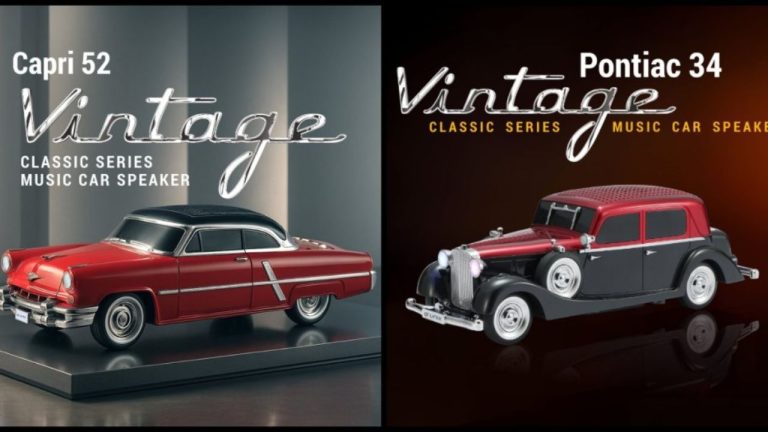 రెట్రో లుక్‌లో ‘క్లాసిక్ ఎడిషన్’.. Capri 52, Pontiac 34 మోడల్స్ తో బ్లూటూత్ స్పీకర్లు లాంచ్ చేసిన Unix India..!
