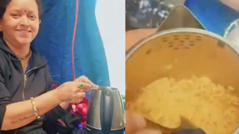 Woman Cooking Train: రైలులో మ్యాగీ వండిన మహిళ.. వీడియో వైరల్..