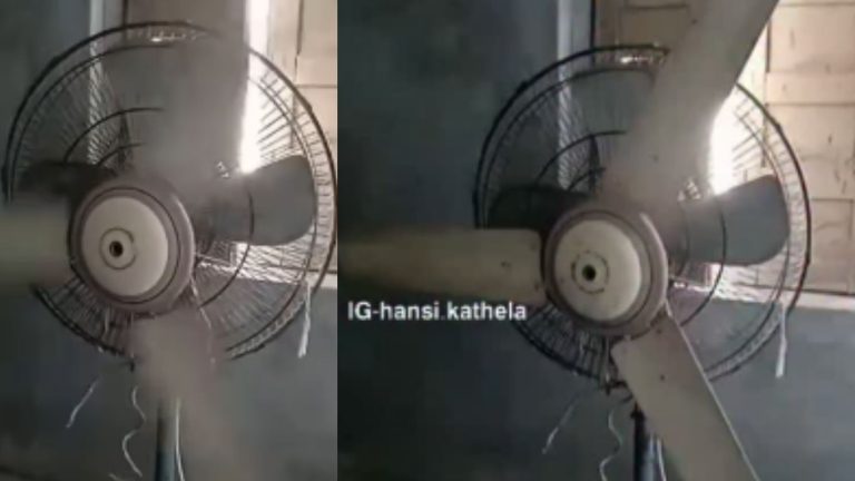 Special Fan: టేబుల్ ఫ్యాన్ కు.. సీలింగ్ ఫ్యాన్ సెట్ చేసిన యువకుడు