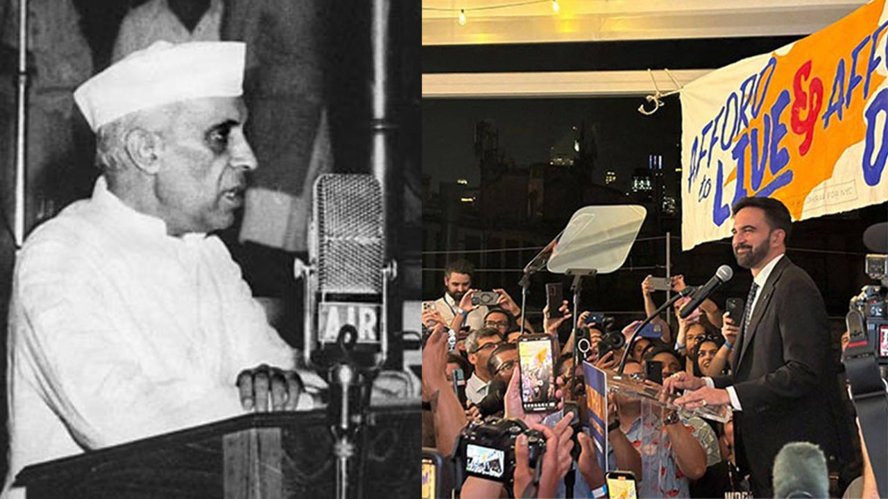 Zohran Mamdani: జవహర్‌లాల్ నెహ్రూను గుర్తుచేసుకుంటూ మమ్దానీ తొలి ప్రసంగం