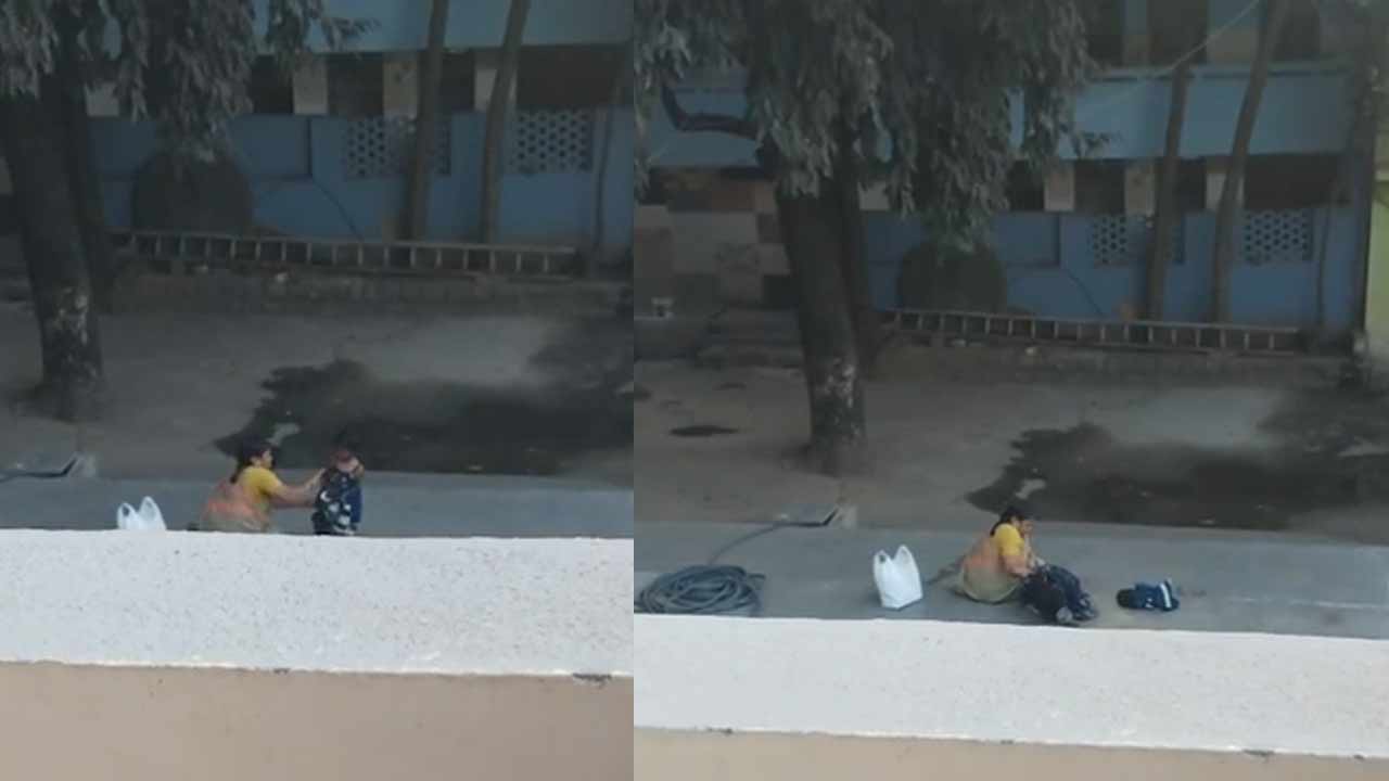 Demonic attack : దారుణం.. నర్సరీ చిన్నారిపై ఆయా పైశాచిక దాడి.!