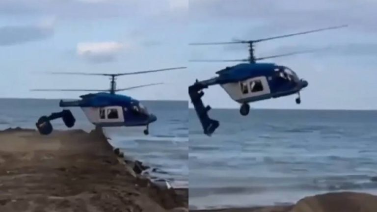 Helicopter Crash: రష్యాలోని రాతి బీచ్‌లో కూలిన హెలికాప్టర్.. ఐదుగురు మృతి (వీడియో)